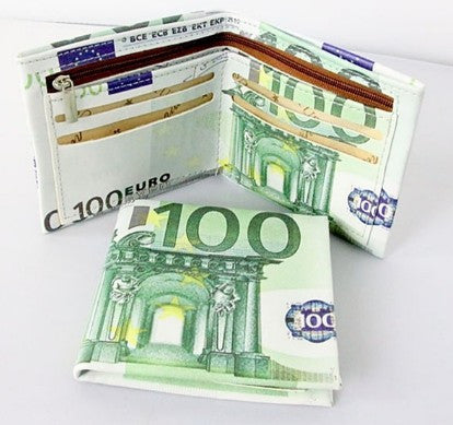 100/200/500 EURO Bill Money Wallet