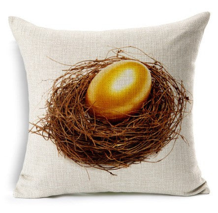 Gold Coin Egg USD Dollar Code Lying Pillow