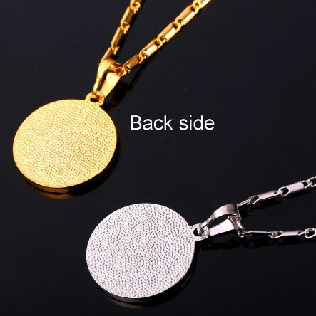 Dollar Coin Necklace Men